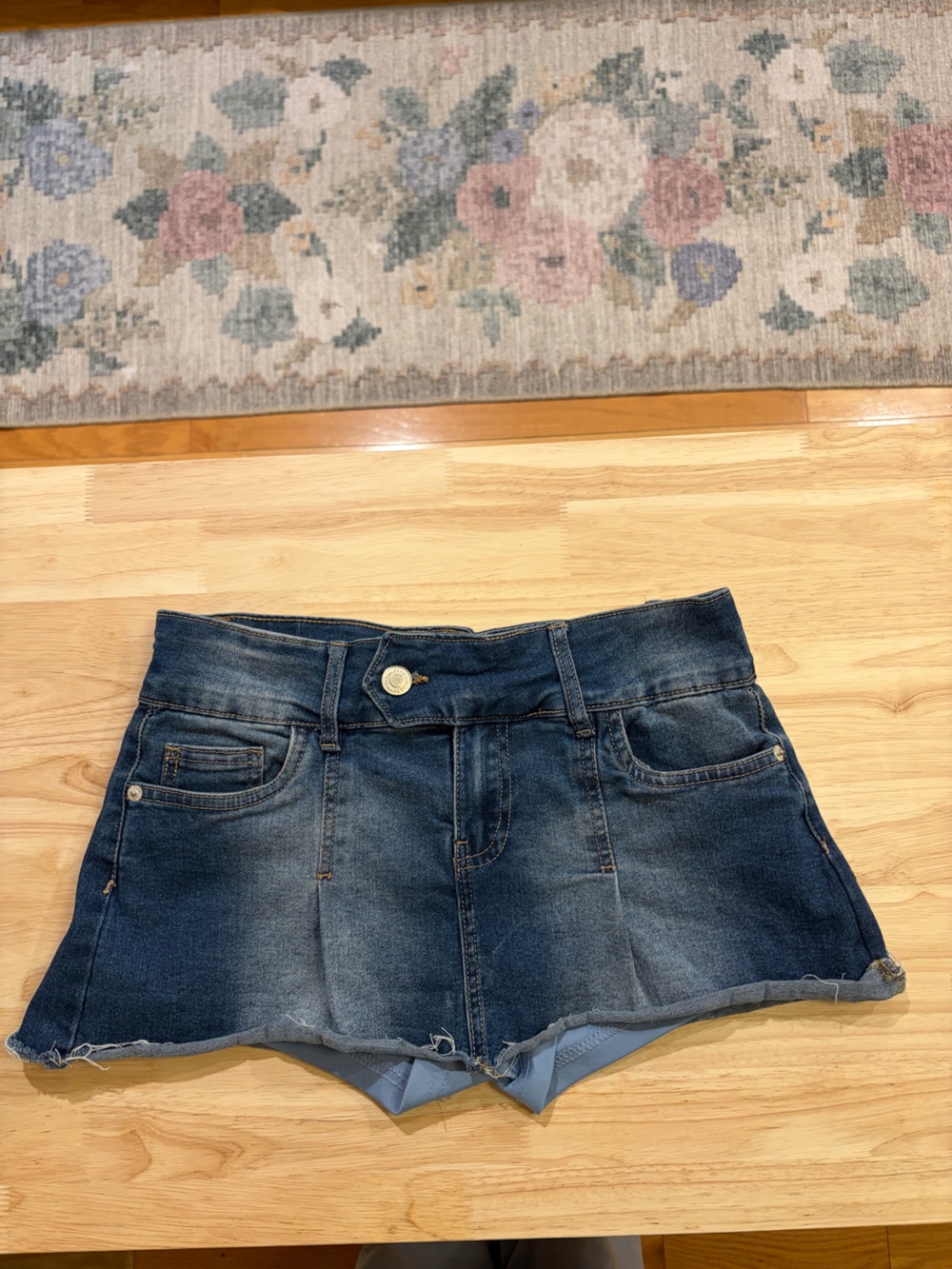 Refuge Micro Mini Jean Skort